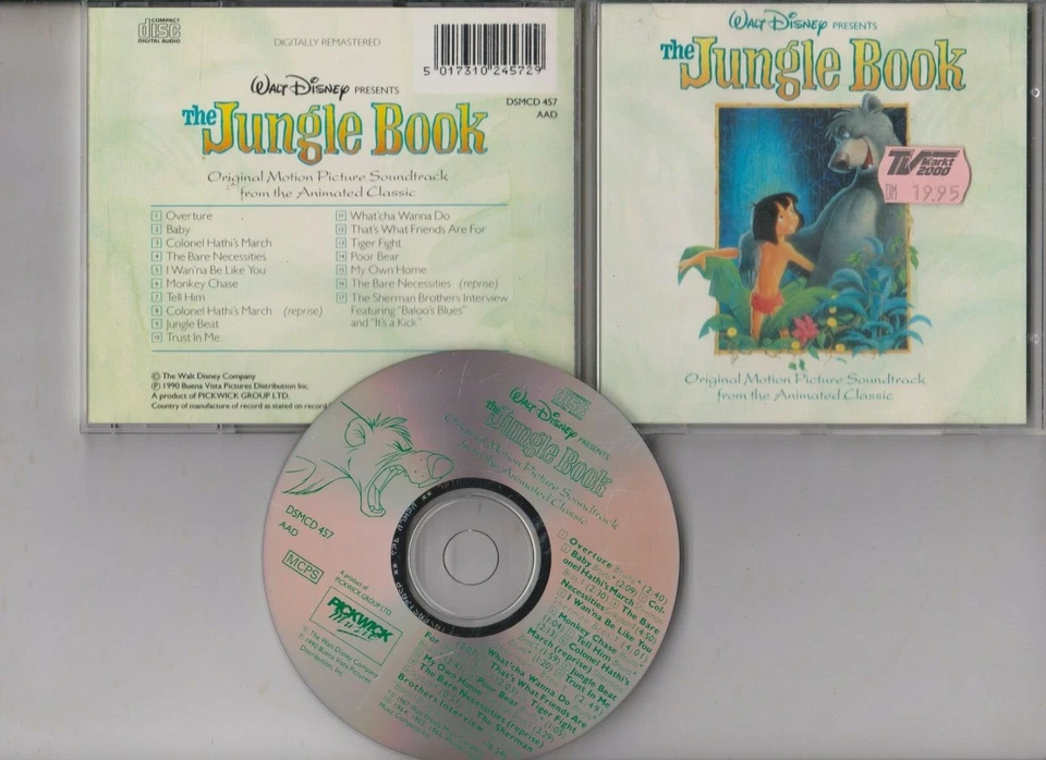 THE JUNGLE BOOK - ORIGINAL MOTION PICTURE SOUNDTRACK / CD - TOP-ZUSTAND - Bild 1 von 1
