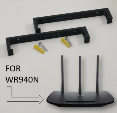 Soporte de pared de montaje en pared para router WIFI TP Link WR940N - negro