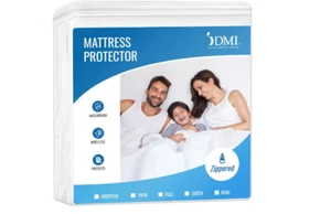 Bed Cover Full Size Fitted Sheet Protector Waterproof Zippered Plastic Mattress - Picture 1 of 8
