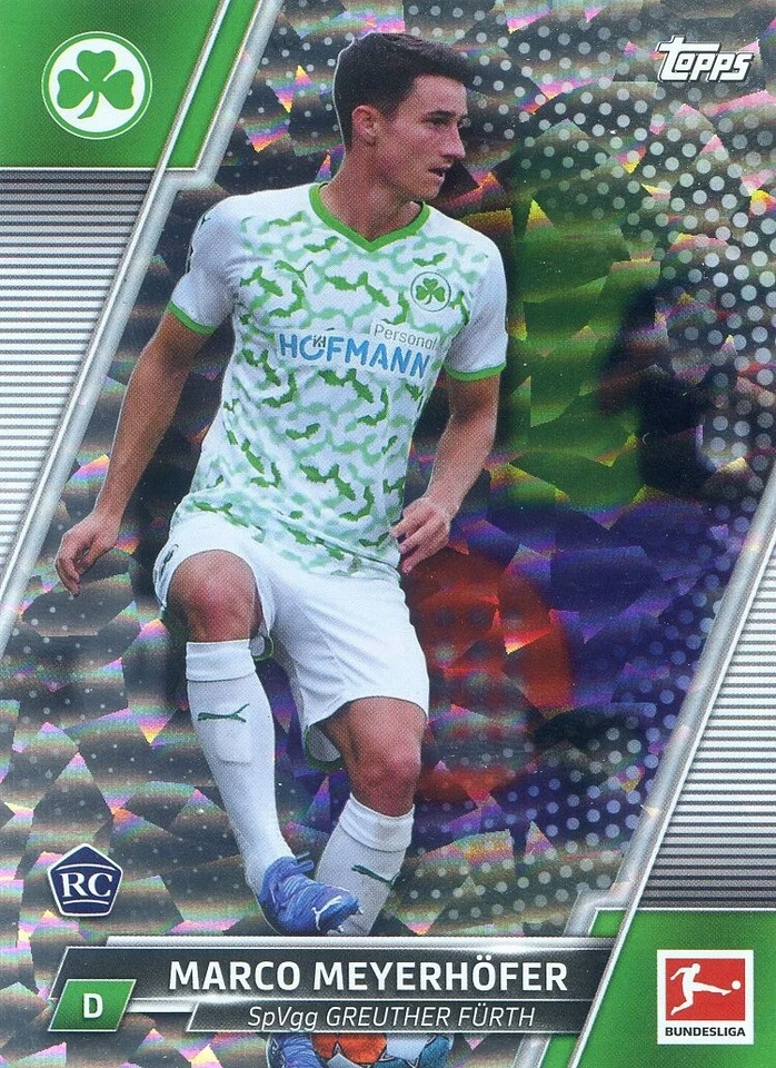 2021-22 Topps Bundesliga MARCO MEYERHOFER RC ROOKIE #85 SPARKLE FOIL - Image 1 of 1