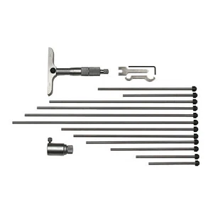 Asimeto 201-12-3 0-12" 4" Base Depth Micrometer Set w/Calibration - Picture 1 of 1