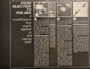1967 How To: From Injection to Pre Mix 2pg Motorcycle Article - Bild 1 von 1