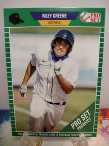 Riley Greene RC 2021 Leaf Pro Set Green Parallel Detroit Tigers Rookie  - Bild 1 von 2