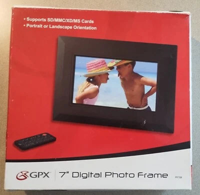GPX 7 inch Digital Photo Frame PF708 - Image 1 of 4