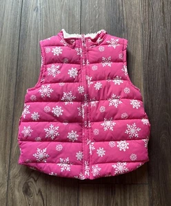 Gymboree girls Size M (7-8) Quilted Zippered Puffer Vest Pink, NWT - Picture 1 of 4