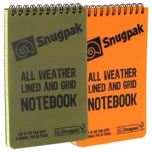 Snugpak A6 Pocket Water Resistant Notebook Notepad 50 Page Military Army Hiking - Picture 1 of 9