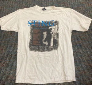 Vintage Sting Mens XL T shirt White Mercury Falling Band Tour 1996 - Picture 1 of 5