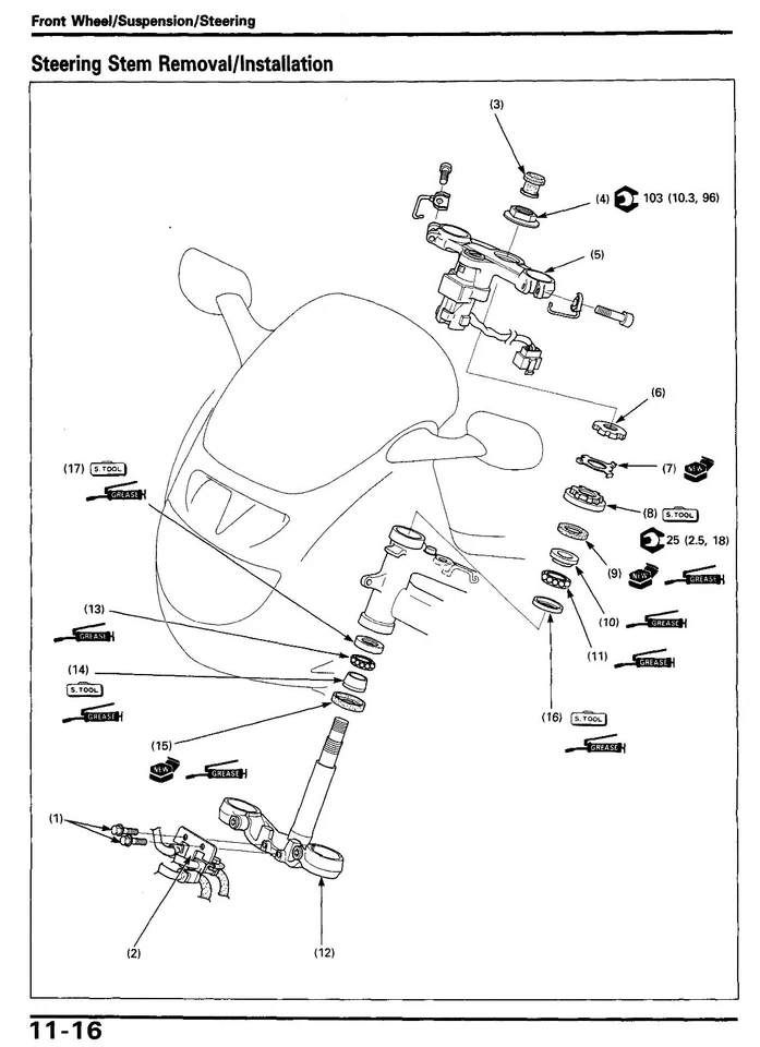 Manual de Taller Honda CBR1000F 1992 - Imagen 1 de 1