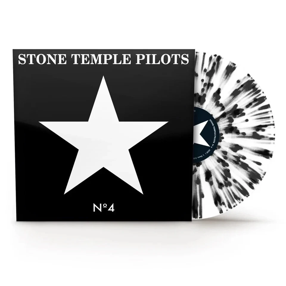 Stone Temple Pilots: No. 4 LP, White Opaque/Black Splatter Vinyl - Image 1 of 1