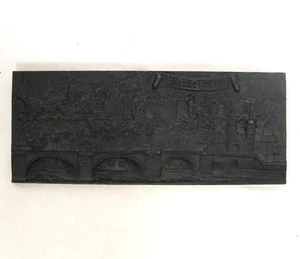 Rare VTG John Deere Mannheim Foundry Cast Iron Plaque Plate Heidelberg Germany - Picture 1 of 10