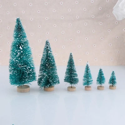  48 PC Christams Tree Mini Decorations Centerpiece Table Trees for Crafts - Image 1 of 4