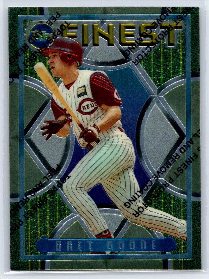 1995 Topps Finest Bret Boone Cincinnati Reds #54 - Image 1 of 2