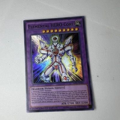 Yugioh - Elemental HERO Core SHVI-ENSE2 Limited Edition Super Rare NM - Image 1 of 2