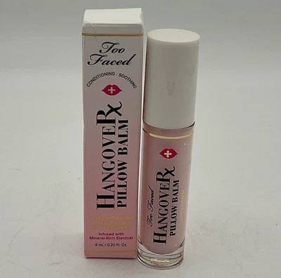 Almohada Too Faced Hangover RX bálsamo labial ultra hidratante 0,02 fl. Oz. NUEVO Envío Gratis Foto 1 de 4