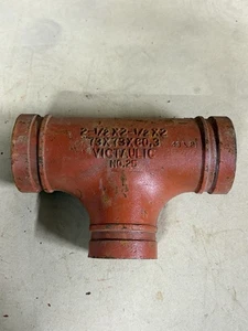 Victaulic 2,5 x 2,5 x 2" Nr. 25, T-Stück Endverschraubung Nr:25 - Bild 1 von 6