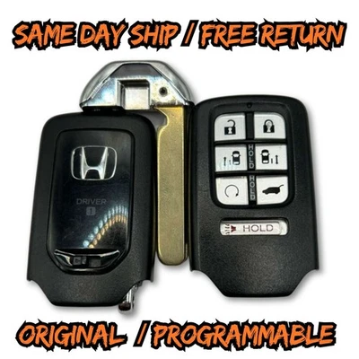 Honda Smart Key 7B KR5V2X A2C98590700 Odyssey Pilot Ridgeline 2016–2022 fabricante de equipamento original - Imagem 1 de 4
