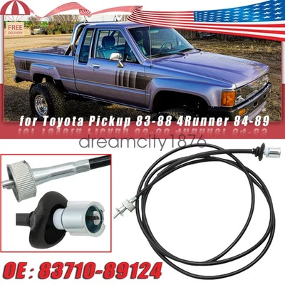 83710-89124 para Toyota Pickup 1983-1988 4Runner 1984-1989 cabo medidor de velocidade 1X - Imagem 1 de 4