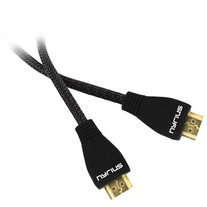 Nyrius High Speed HDMI-Kabel (6 Fuß) unterstützt 3D, Ethernet und Audio-Rückgabe - Bild 1 von 6