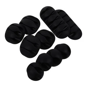 10 Pcs Kabelklemme Büro Desktop -Zubehör Schreibtischkabelhalter - Afbeelding 1 van 12