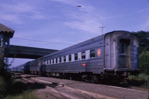 PRR PENNSYLVANIA Railroad Train Coach 1515 Original 1965 Foto Dia - Bild 1 von 1