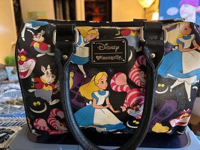 Cartera Cartera RARA Disney Loungefly Alicia País de las Maravillas Flor Foto 1 de 2