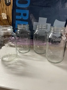 1975 Vintage "Mom's Mason Jar" Quart Einmach Vorratsglas Glas Kugel Made in USA - Bild 1 von 5