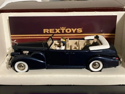 1/43 Rextoys 1938 Cadillac V-16 FDR Roosevelt Presidential parade limousine limo - Image 1 of 4