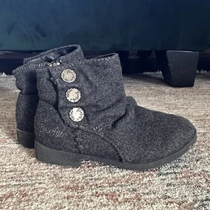 Blowfish Side Zip Booties Toddler/Little Kids Size 9 Charcoal Gray Saber Malibu - Picture 1 of 10