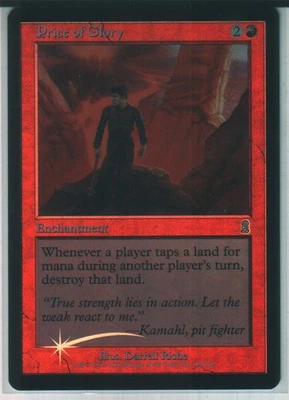 Magic The Gathering Odyssey Foil Price of Glory UK Card Used - Image 1 of 2