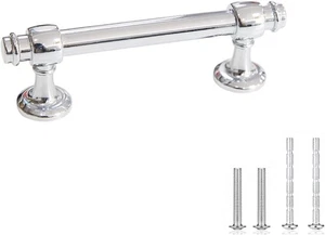 10er-Pack Schrankgriffe poliertes Chrom Schubladengriff 3 Zoll (76 mm) Zinklegierung - Bild 1 von 4