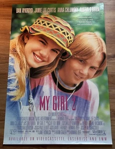Vintage My Girl 2 VHS Release Movie Poster Anna Chlumsky, Dan Aykroyd 27”x40” - Picture 1 of 9