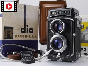 [Near MINT] RICOHFLEX Dia M TLR w/ Case, Cap, Manual, Box – Clean Optics JAPAN - Picture 1 of 19