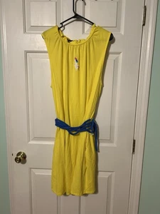 Disney Parks Inside Out Einhorn Regenbogen ärmelloses gelbes Kleid - Größe 2X - Bild 1 von 7