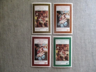 San Cristóbal y Nieves, Scott # 202-205, MNH Foto 1 de 2