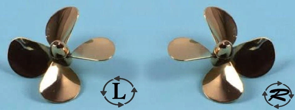 Raboesch 4 Blade Brass Propellers - Image 1 of 1