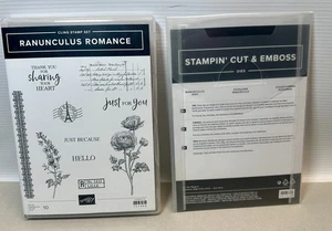 Stampin Up! Juego de estampillas y troqueles florales RANUNCULUS ROMANCE - Imagen 1 de 5