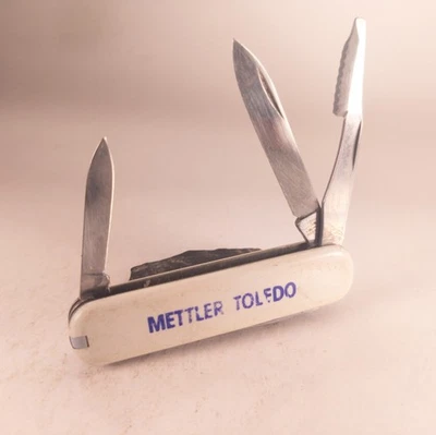 Victorinox Executive Swiss Army Knife 74mm White METTLER TOLEDO Logo - Image 1 of 4