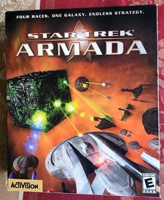 Star Trek: Armada, 2000, New & Sealed, US Retail Big Box, Rare, PC CDROM Game - Image 1 of 4