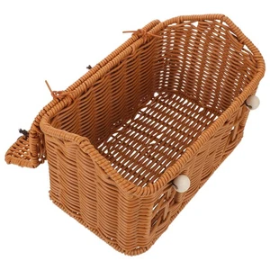 Basket with Lid Christmas Storage Candy Dish Bowl Display Baskets - Picture 1 of 17