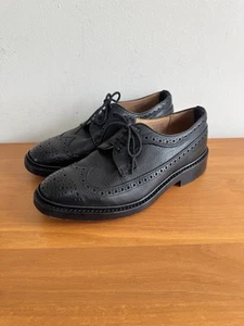Tricker’s Richard Brogues UK 8,5 / US 9,5 Black Scotch Grain Leather England - Bild 1 von 6