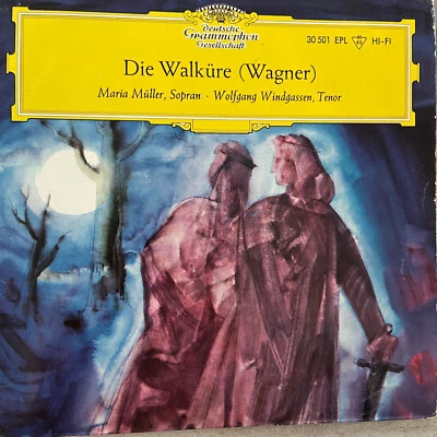 WAGNER: Walküre - Müller/Windgassen - Leitner (EP DGG 30 501 Hi-Fi /NM) - Bild 1 von 3