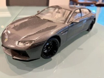Lamborghini Estoque Metallic Gray 1/18 Diecast Model Car by Mondo Motors - Image 1 of 4