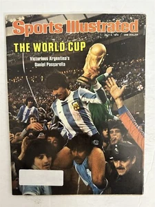 1978 Sports Illustrated WORLD CUP CHAMPION Daniel PASSARELLA Argentina VICTORY - Picture 1 of 1