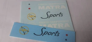 decals decalcomanie déco sport matra 1/43 - Picture 1 of 1