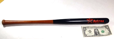 Vintage 1993 HOUSTON ASTROS Souvenir 22" Mini-BASEBALL BAT~Blue & Orange PAINTED - Image 1 of 4