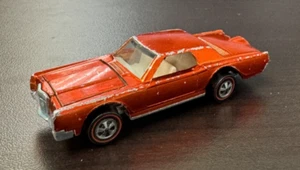 TOUGH! 1969 Hot Wheels Redline Light Orange Continental Mark III - Picture 1 of 8