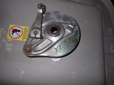 Honda XL 350 1975 placa/panel de freno trasero Foto 1 de 4