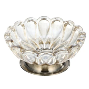 1pc Party Crystal Glass Fruit Plate Candy Storage Plate Fruit Dessert Container - Picture 1 of 12
