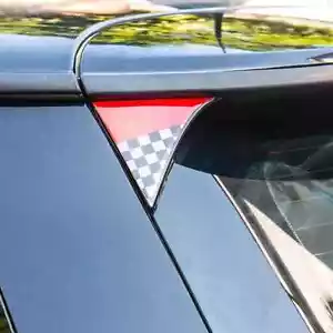 Mini F56 JCW Pro a scacchi - Adesivo decalcomania ala posteriore pinna coda - Foto 1 di 10