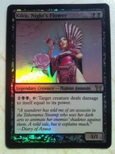 Foil  Kiku, Night's Flower - Champions of Kamigawa - Magic: The Gathering - MTG
